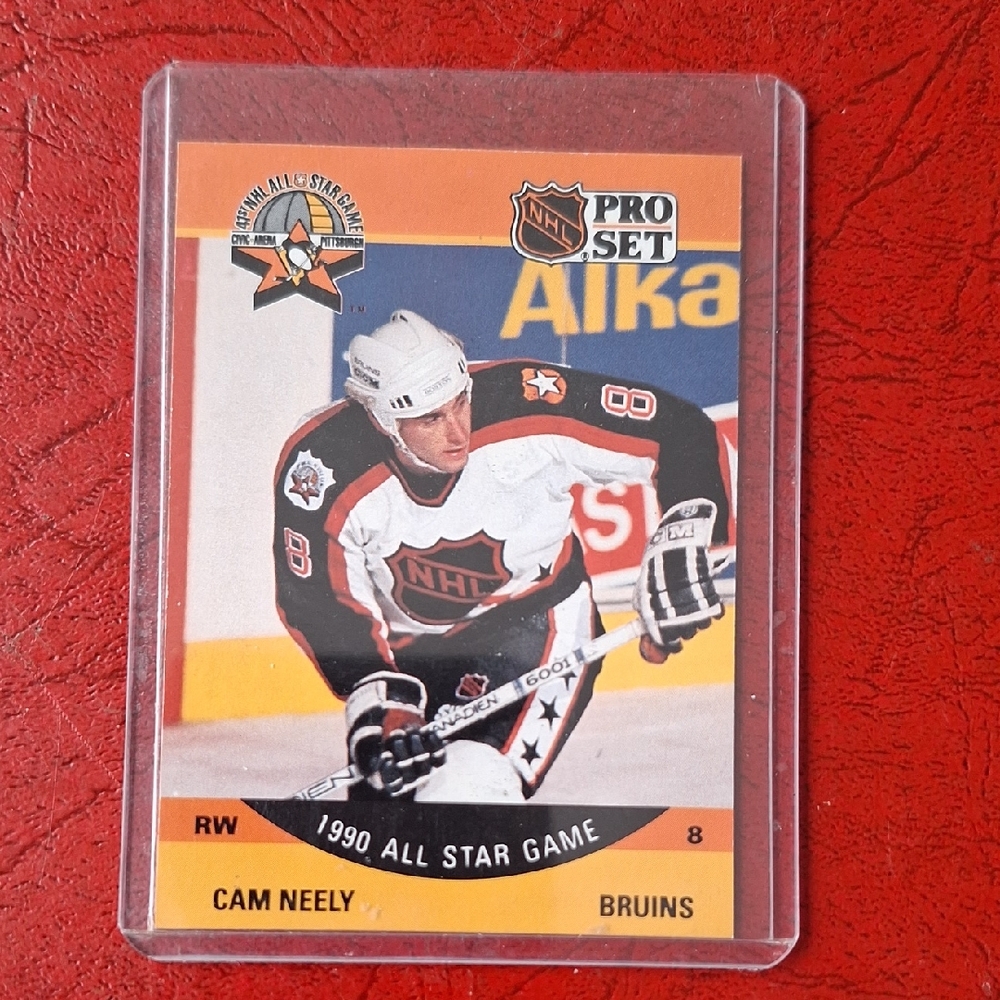 Cam Neely Boston Bruins 1990 NHL All Star Game Card